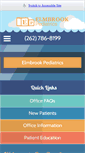 Mobile Screenshot of elmbrookpediatrics.com